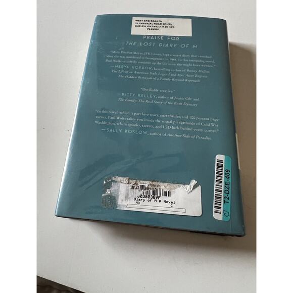 The Lost Diary of M by Paul Wolfe Library Book - Picture 9 of 9